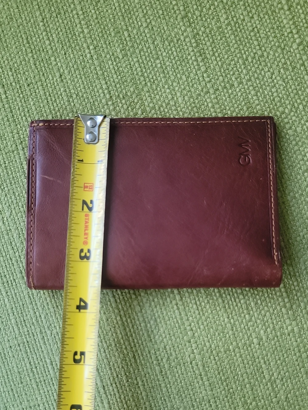 GanMarcoVenturi Brown Leather Passport Wallet - Classic Men's Accessory